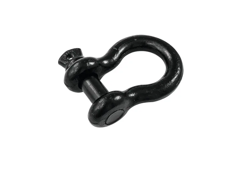 SAFETEX Shackle 22mm black with screwbolt 